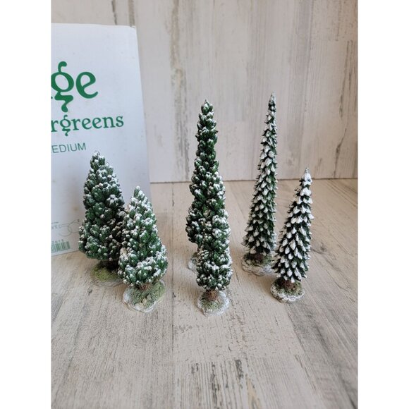 Dept 56 52613 Snowy Evergreen medium village accessory xmas - Picture 1 of 7